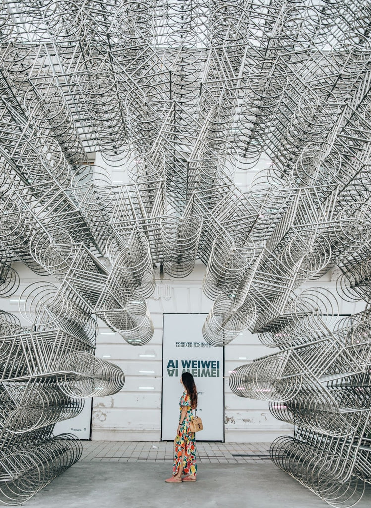 Architecture is a visual art and the buildings speak for themselves...Mini VIPHA wicker bag