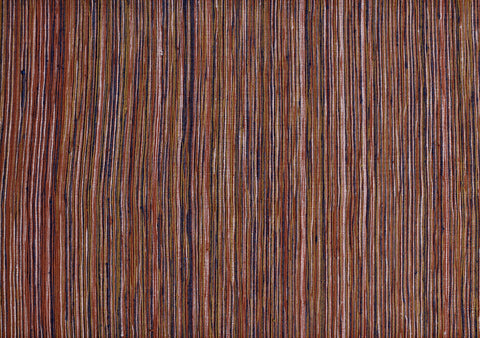 Alternating color Indigo, padauk, mango, and white cotton