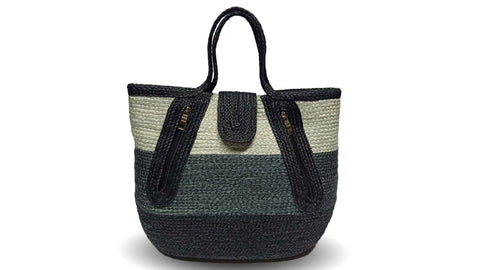 Three Zipper Hand Bag