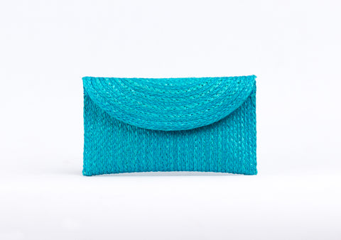 Bangkok Craft - Sisal Mini Clutch Bag (Sky)