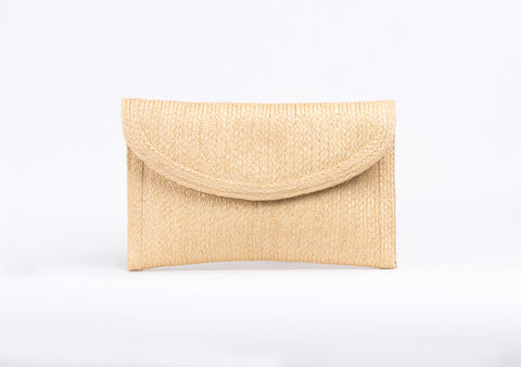 Bangkok Craft - Sisal Clutch Bag (Beige)