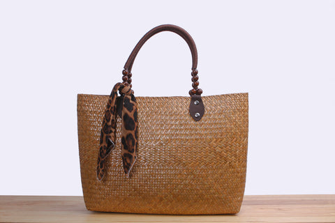 Woven Seagrass tote bag