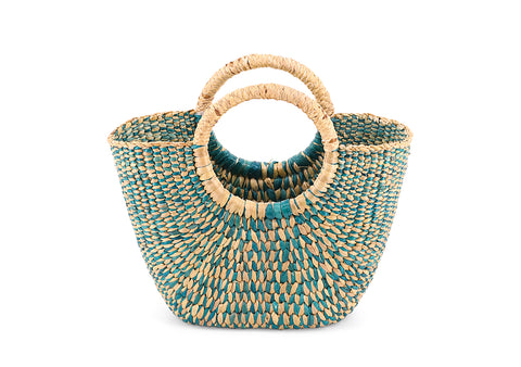 Green straw Handbag