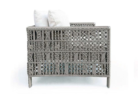 Moroc Macrame 02 Armchair (Rope 4mm)