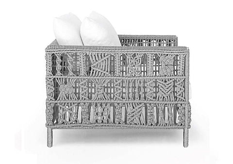 Moroc Macrame 02 Armchair (Rope 12 mm)