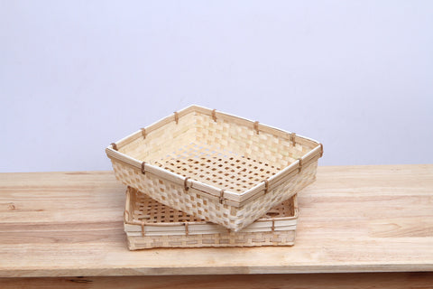 Rectangle Bamboo Basket