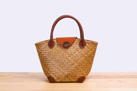 Woven Seagrass tote bag