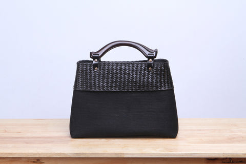 Black Seagrass Tote